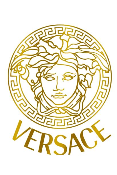 versace metallic logo|Versace full logo gold.